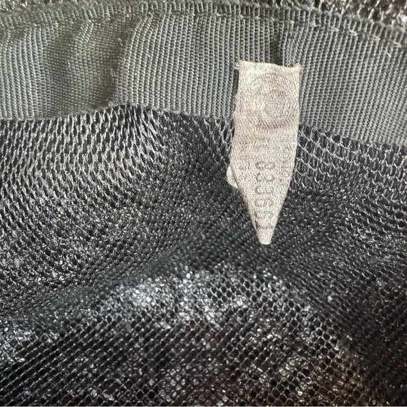 1940s Union Label Black Raffia Straw Bucket Hat‎ - Picture 7 of 7